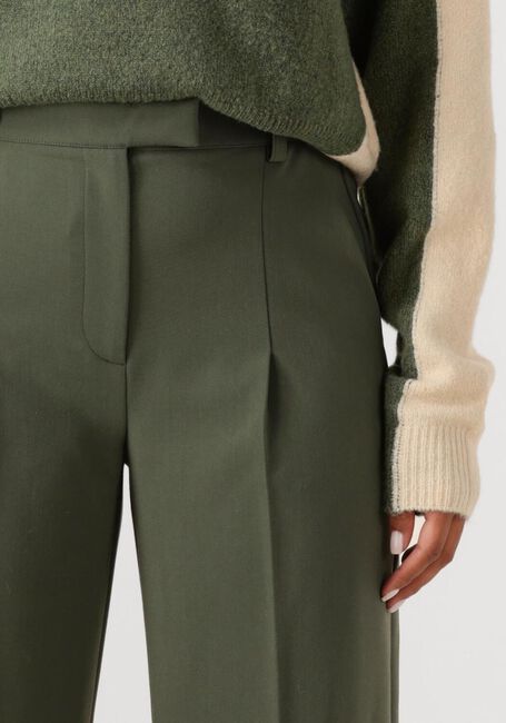 ANOTHER LABEL Pantalon large MOORE PLEATED PANTS Kaki - large
