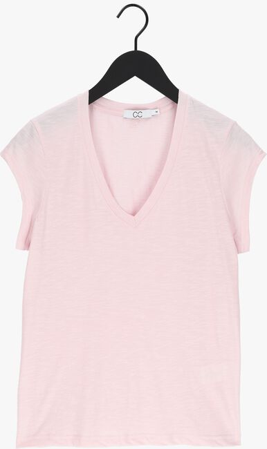 CC HEART T-shirt BASIC V-NECK TSHIRT en rose - large