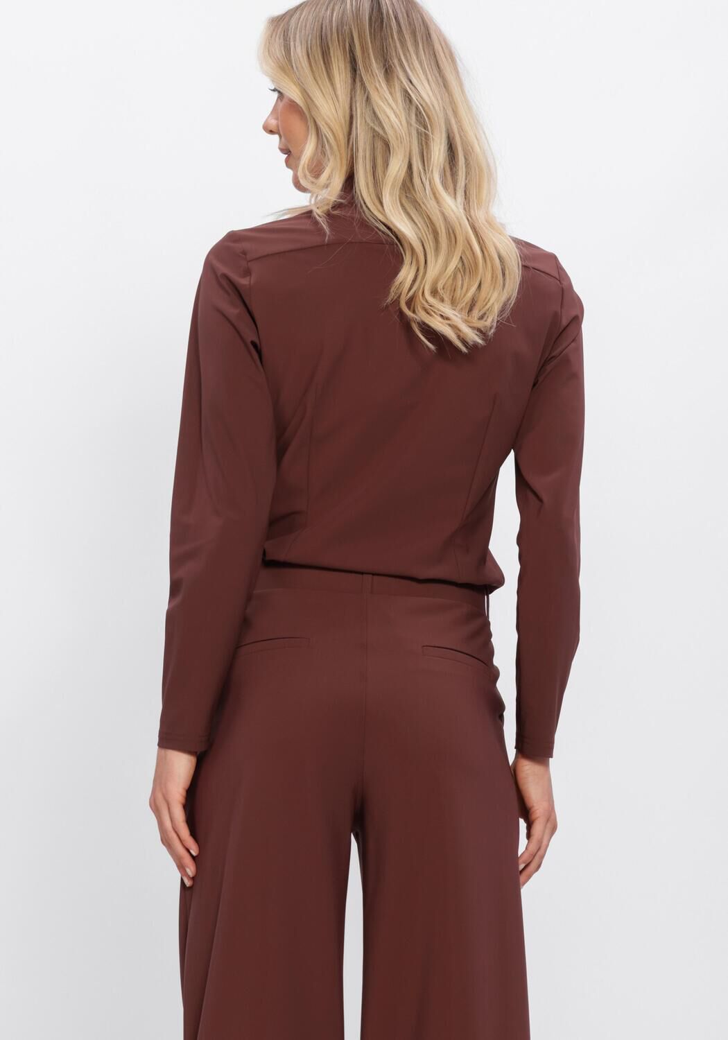 Bruine STUDIO ANNELOES Top Poppy blind shirt - large