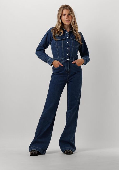 7 FOR ALL MANKIND Combinaison LUXE JUMPSUIT LADY en bleu - large