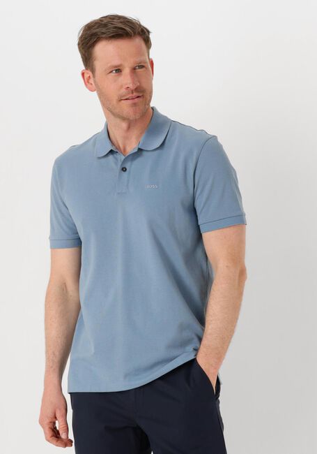 Blauwe BOSS BLACK Polo PALLAS - large