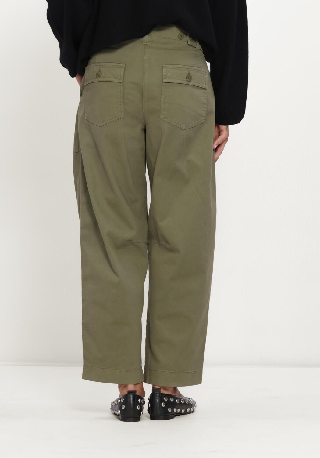 CAMBIO Pantalon cargo OCTOBER STUDIO87 Olive - large