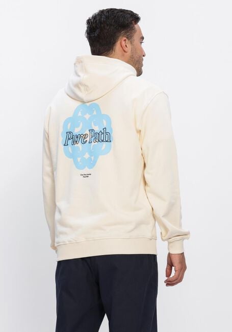 PURE PATH Chandail BOLD EMBLEM HOODIE en beige - large
