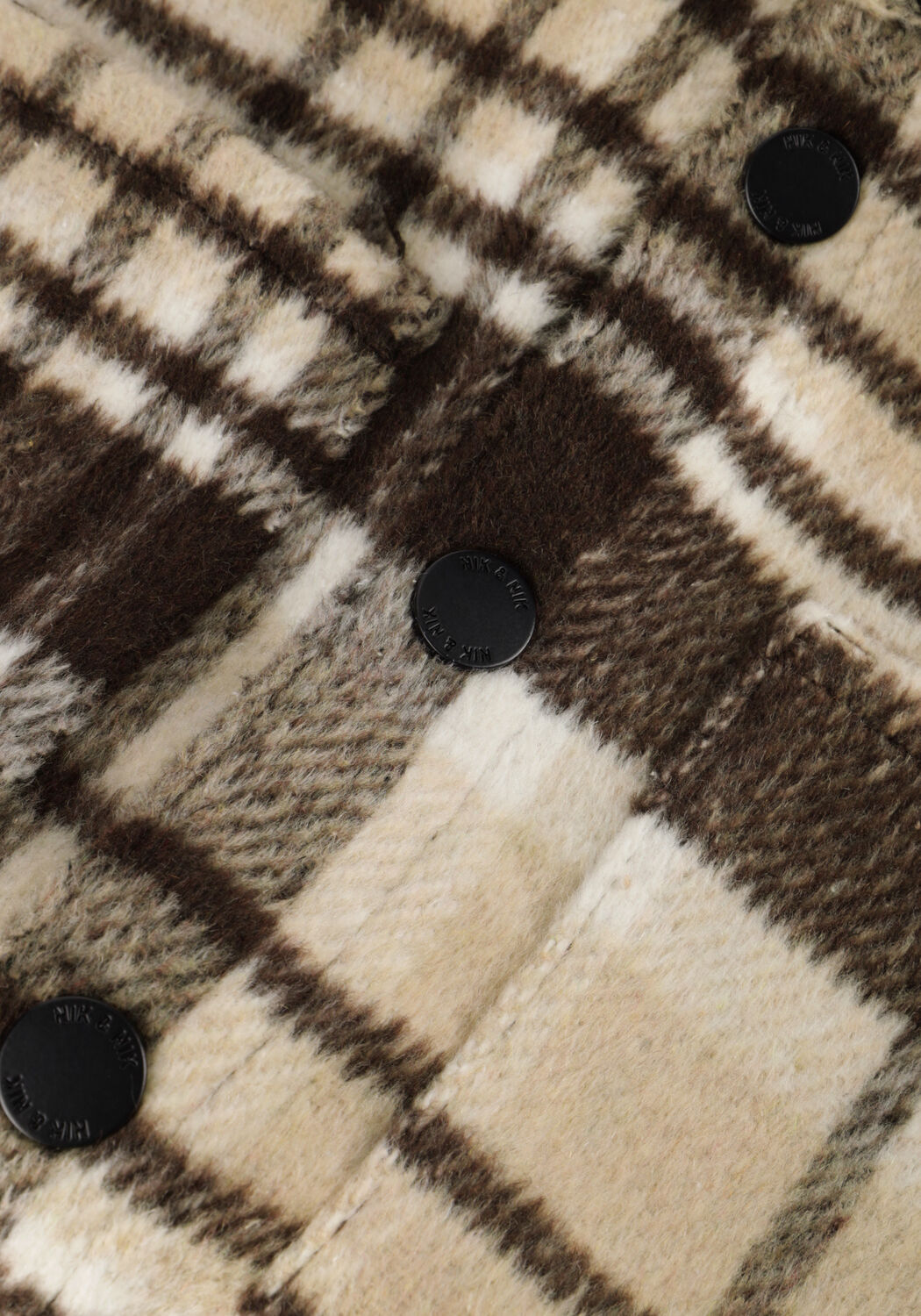 NIK & NIK Jack LUCAS SHIRT JACKET en marron - large