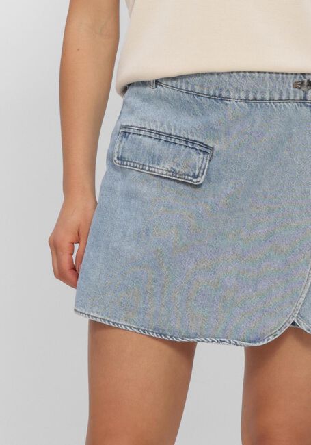 Lichtblauwe CO'COUTURE Jeans ASJACC WRAP DENIM SKORT - large