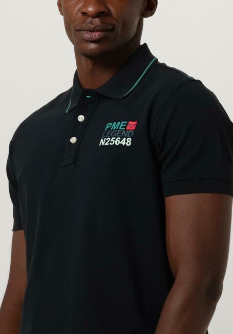 PME LEGEND Polo SHORT SLEEVE POLO STRETCH PIQUE PACKAGE en bleu - large