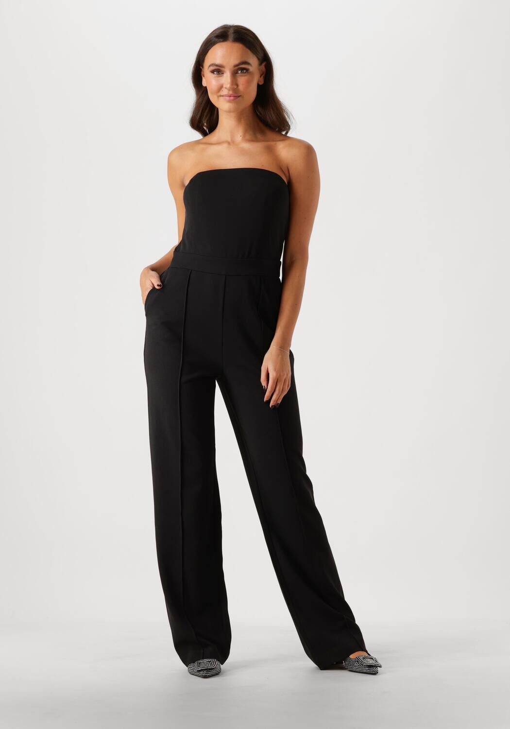 Zwarte CO COUTURE Jumpsuit FALCONCC LL CORSAGE SUIT Omoda