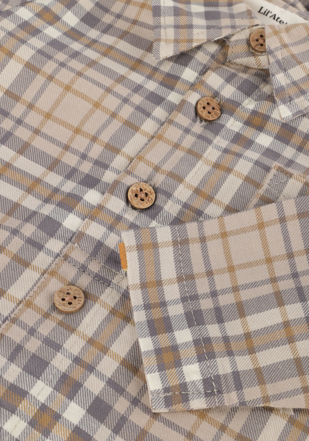 LIL' ATELIER NBMDAMIEN BOXY BODY SHIRT Blouses en taupe - large