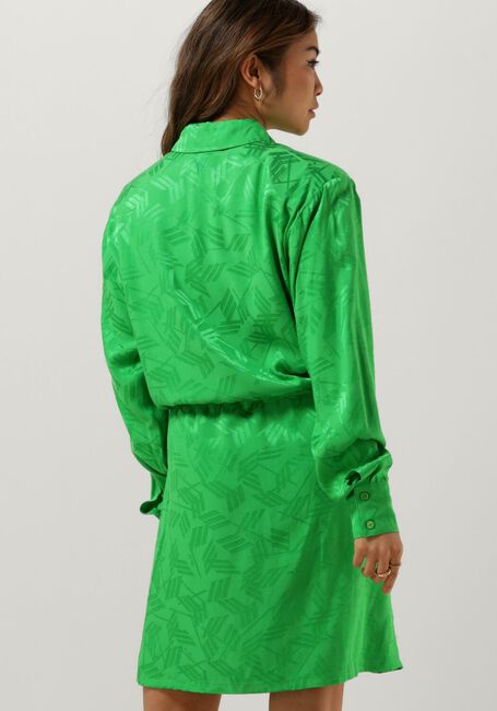 ALIX THE LABEL Mini robe LADIES WOVEN JACQUARD BLOUSE DRESS en vert - large