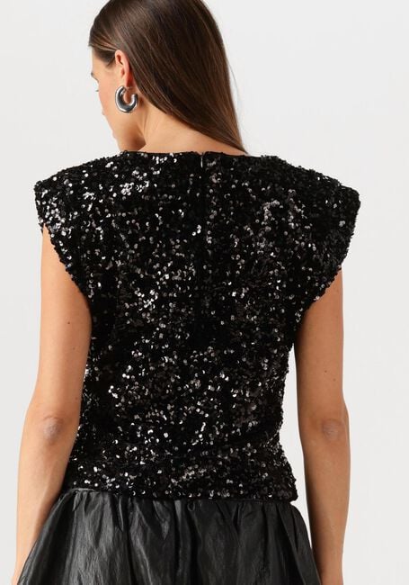 CO'COUTURE Haut ROSLYNCC SEQUIN TOP en noir - large