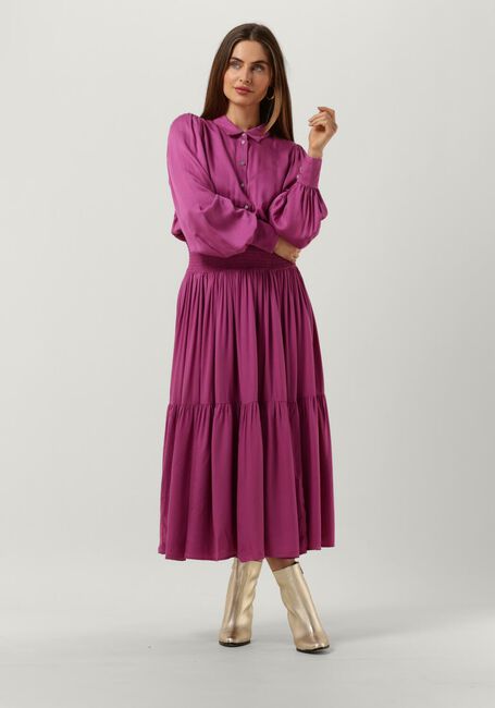 BRUUNS BAZAAR Robe maxi BAUMA LEANNE DRESS en rose - large