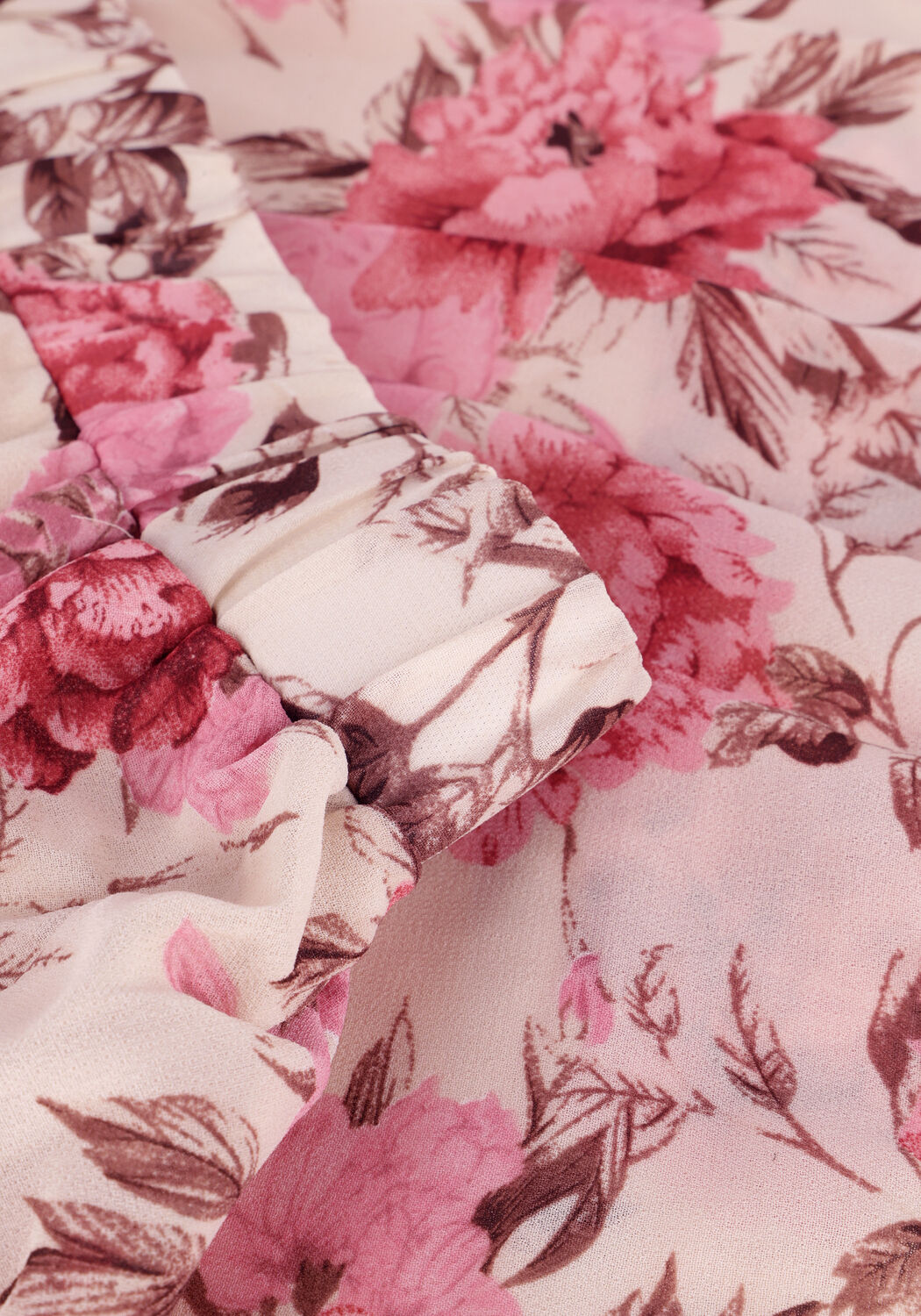 NA-KD Jupe midi MIDI FRILLED SKIRT en rose - large