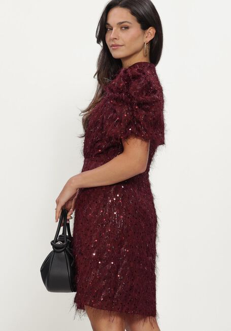 Y.A.S. Mini robe YASILZA 2/4 SEQUIN DRESS Bordeaux - large
