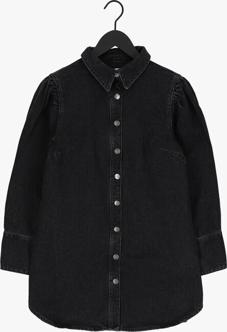 NA-KD Mini robe ORGANIC DENIM SHIRT DRESS en noir - large