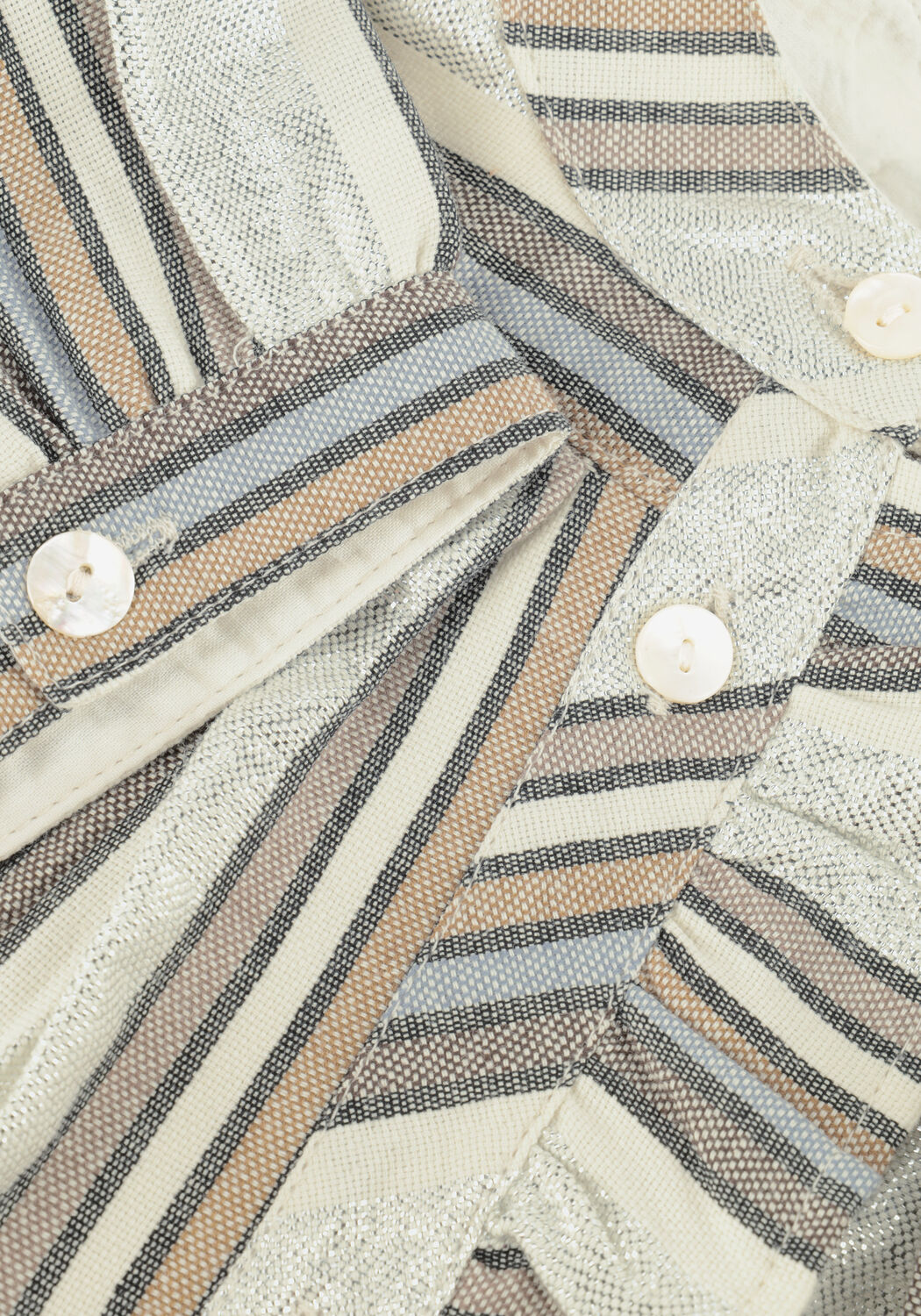 Multi SUMMUM  BLOUSE SILVER STRIPE - large