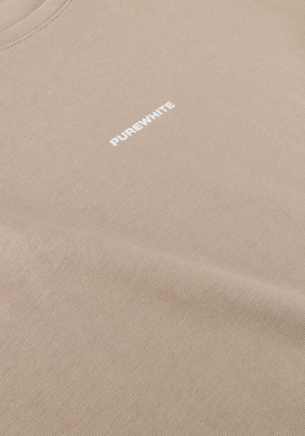 PUREWHITE T-shirt PURE LOGO TEE en taupe - large