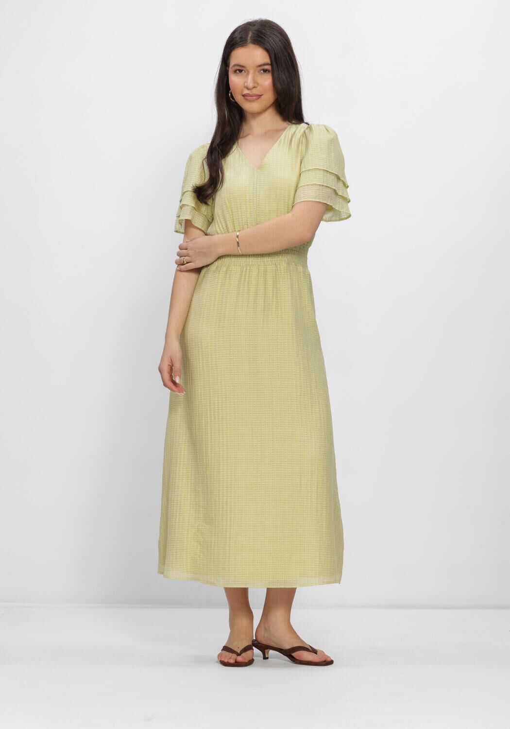 FREEBIRD WV-STRUCTURE-VOILE-26-1 Robes en vert - large