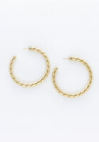 NOTRE-V Boucles d'oreilles X FLORINE - BAILAR HOOPS Doré - medium