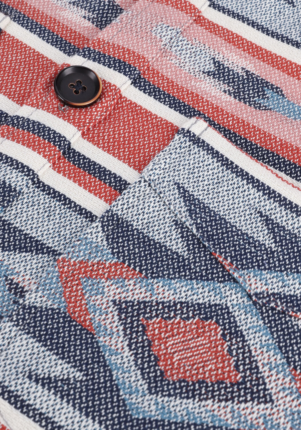 Blauwe ANERKJENDT Overshirt AKHANKY JACQUARD OVERSHIRT - large