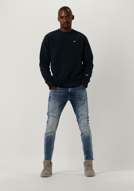 Donkerblauwe CHAMPION Sweater CREWNECK SWEATSHIRT - large