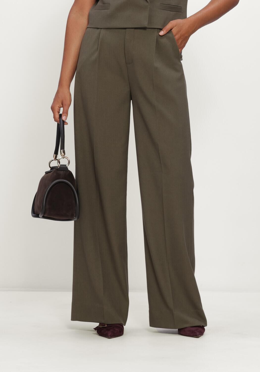 COPENHAGEN MUSE Pantalon CMTAILOR-PANTS Kaki - large