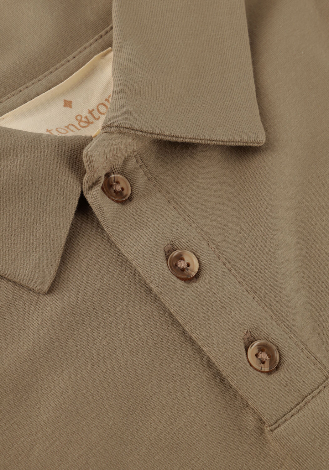 TON & TON Polo TENDER en taupe - large