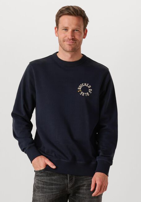 BUTCHER OF BLUE Chandail ARMY CIRCLE CREW Bleu foncé - large