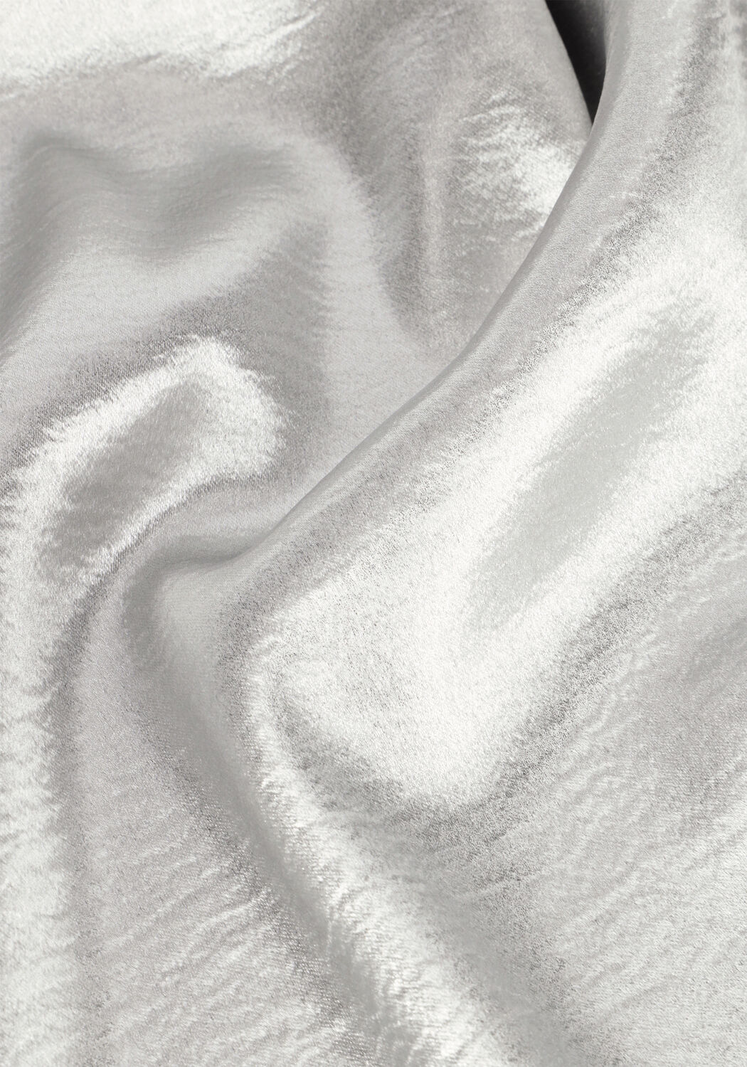 Zilveren EDITED Maxirok SILVA SKIRT - large