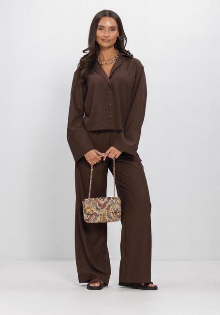 AIMEE THE LABEL FALKOHS BLOUSE Blouses en marron - large