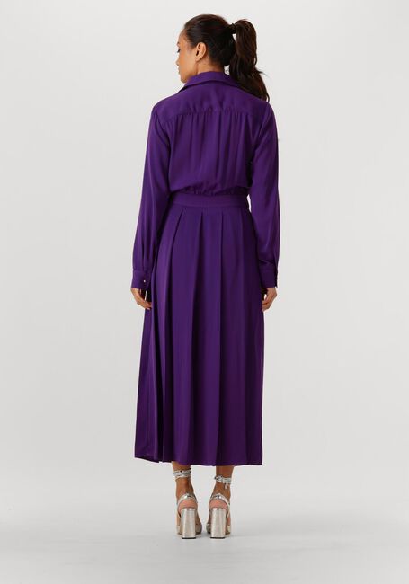 LIU JO Robe midi ABITO CAMICIA CON CINTA en violet - large
