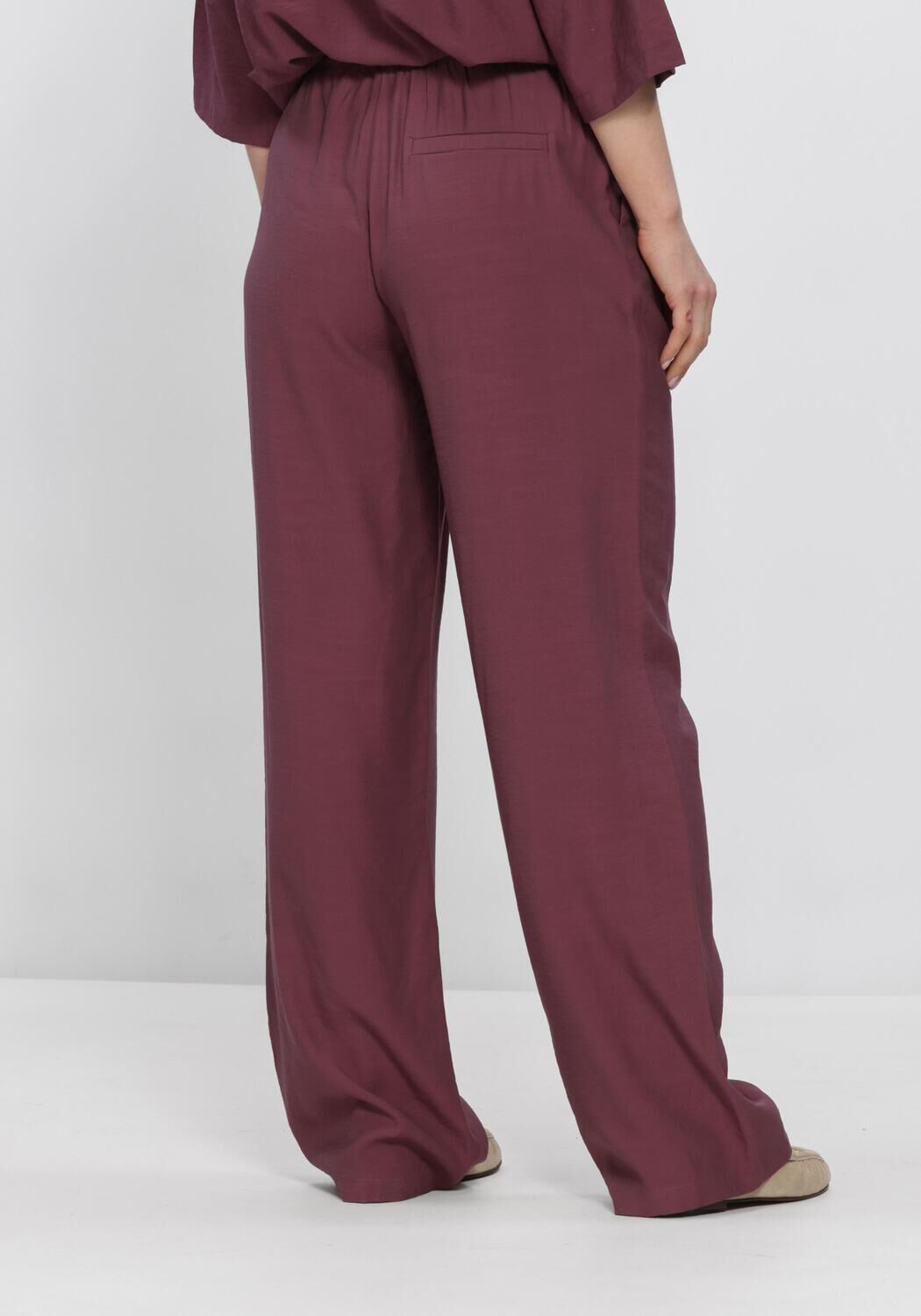 Bordeaux MODSTR&Ouml;M Broeken/jumpsuits NICKIMD PANTS - large