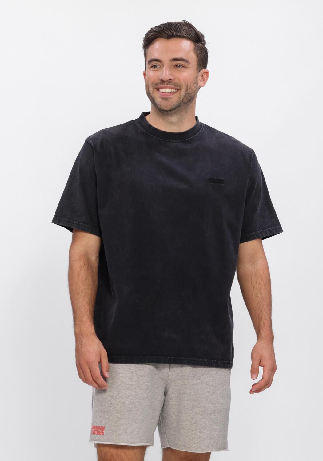 WOODBIRD T-shirt WBBAINE WARP ACID TEE en noir - large