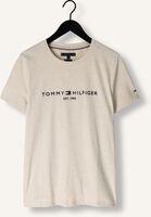 Beige TOMMY HILFIGER T-shirt TOMMY LOGO TEE Beige TOMMY HILFIGER T-shirt TOMMY LOGO TEE - medium