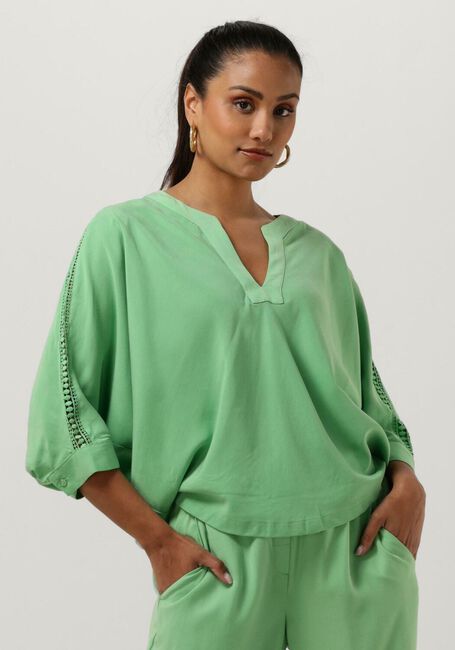 Mint SUMMUM  TOP BAT SLEEVES TENCEL - large