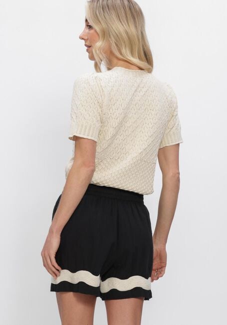 OBJECT Haut OBJNOA S/S RE KNIT PULLOVER en beige - large