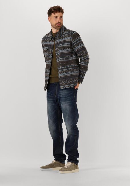 Bruine ANERKJENDT Overshirt AKOSCAR INKA OVERSHIRT - large