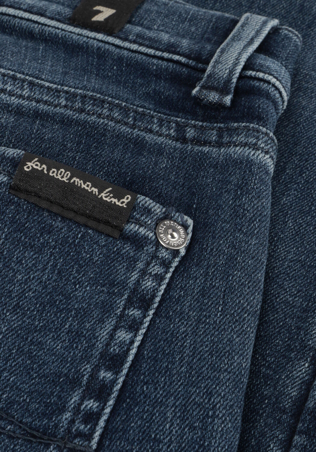 7 FOR ALL MANKIND Slim fit jeans SLIMMY TAPERED STRETCH TEK MAZE Bleu fonc&eacute; - large