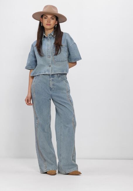 REFINED DEPARTMENT Wide jeans PAYTON en bleu - large