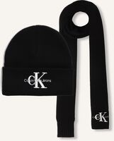 Zwarte CALVIN KLEIN Muts GIFTING MONO BEANIE/SCARF Zwarte CALVIN KLEIN Muts GIFTING MONO BEANIE/SCARF - medium