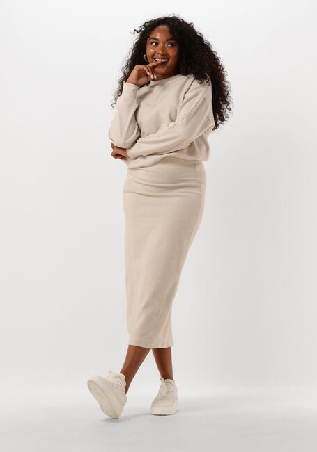 MOSCOW Jupe maxi 77-03-SEMI en beige - large