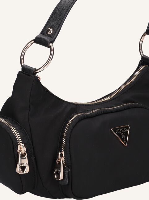 Zwarte GUESS Schoudertas ECO GEMMA SHOULDER BAG Zwarte GUESS Schoudertas ECO GEMMA SHOULDER BAG - large