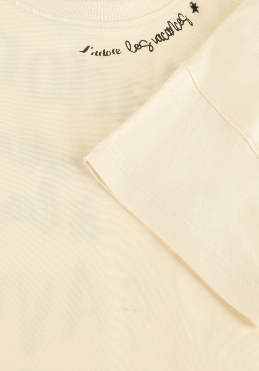 INDIAN BLUE JEANS T-shirt T-SHIRT WIDE CROPPED Cr&egrave;me - large