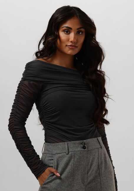 Grijze GESTUZ Top MESSIGZ OFFSHOULDER - large