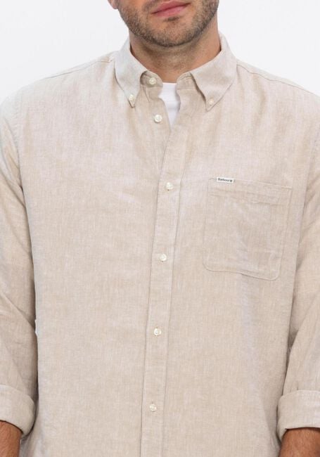 BARBOUR Chemise d&eacute;contract&eacute; NELSON TAILORED SHIRT en beige - large