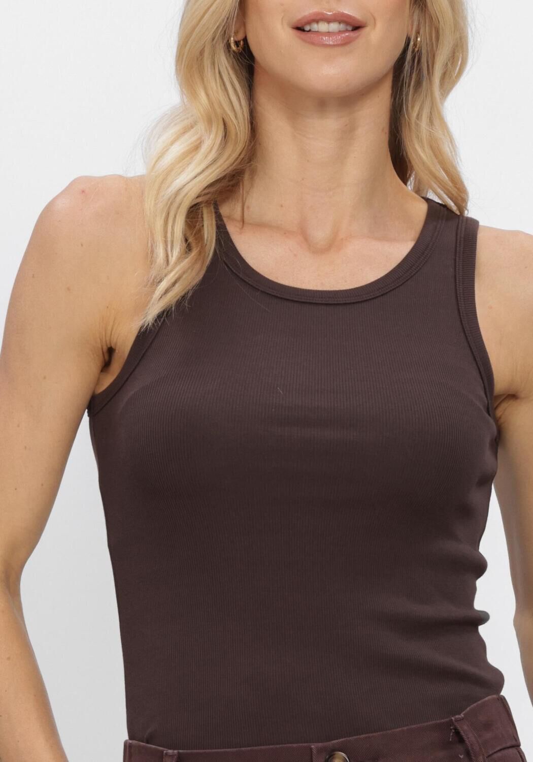 Bruine WITHBLACK Top WBLDORDI TANK - large