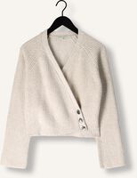 SECOND FEMALE Gilet GERDA KNIT CARDIGAN Écru SECOND FEMALE Gilet GERDA KNIT CARDIGAN Écru - medium