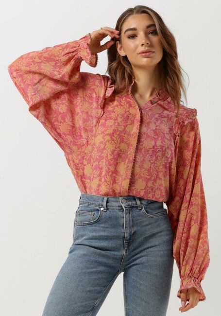 Oranje SISSEL EDELBO  JUANA SILK SHIRT - large