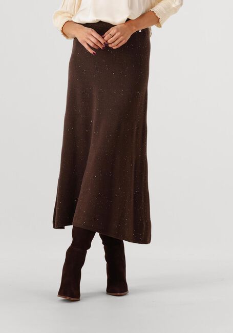 LIU JO Jupe maxi GONNA MGLIA LONGUET en marron - large