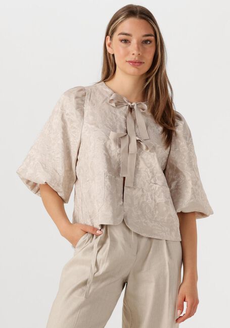 SUMMUM BLOUSE JACQUARD Blouses en taupe - large