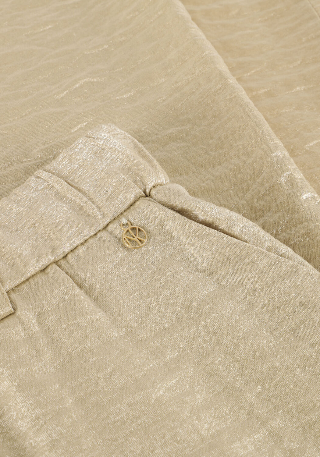 NUKUS Pantalon large LINSEY PANTS en beige - large